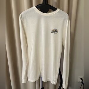 Patagonia Off-White Long Sleeve Tee